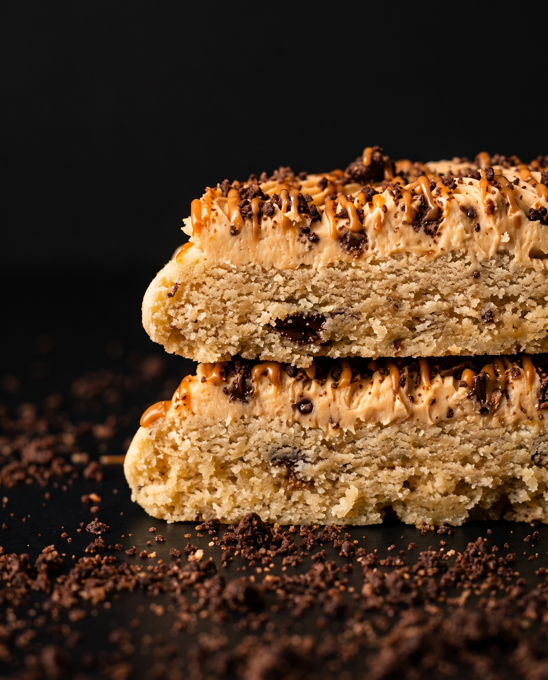 Chilled Biscoff Oreo deep-dish cookie