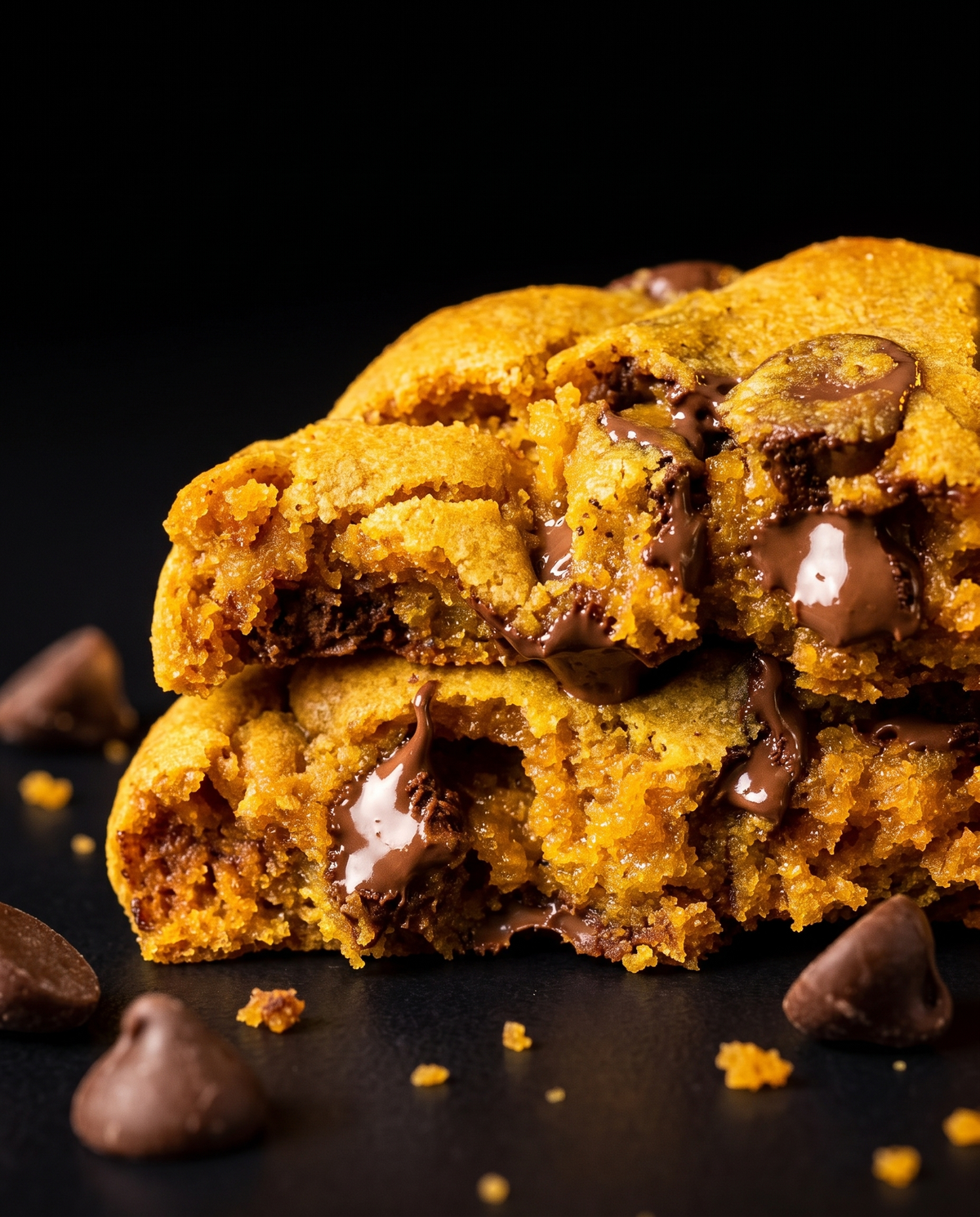 Pumpkin Chocolate Chip deep-dish cookie
