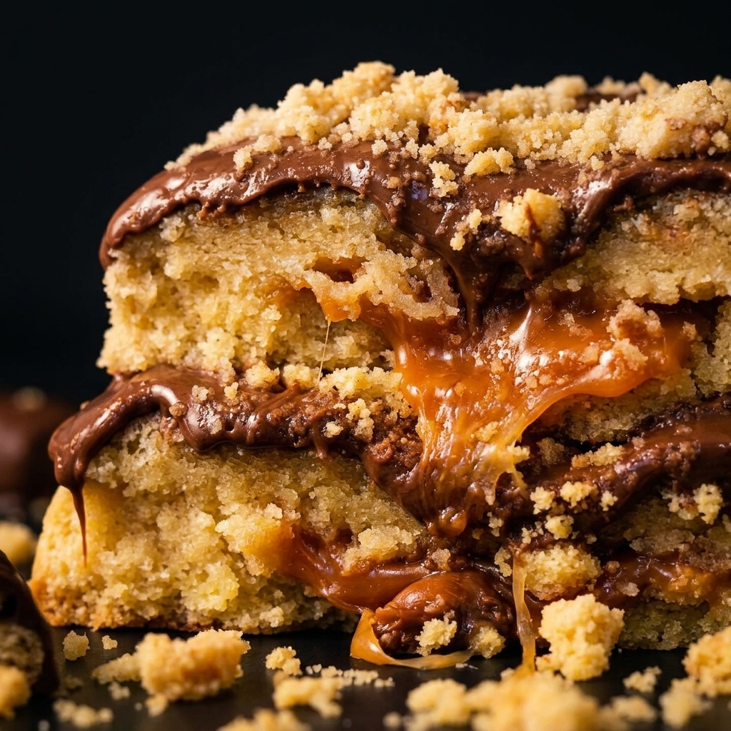 Twix deep-dish cookie