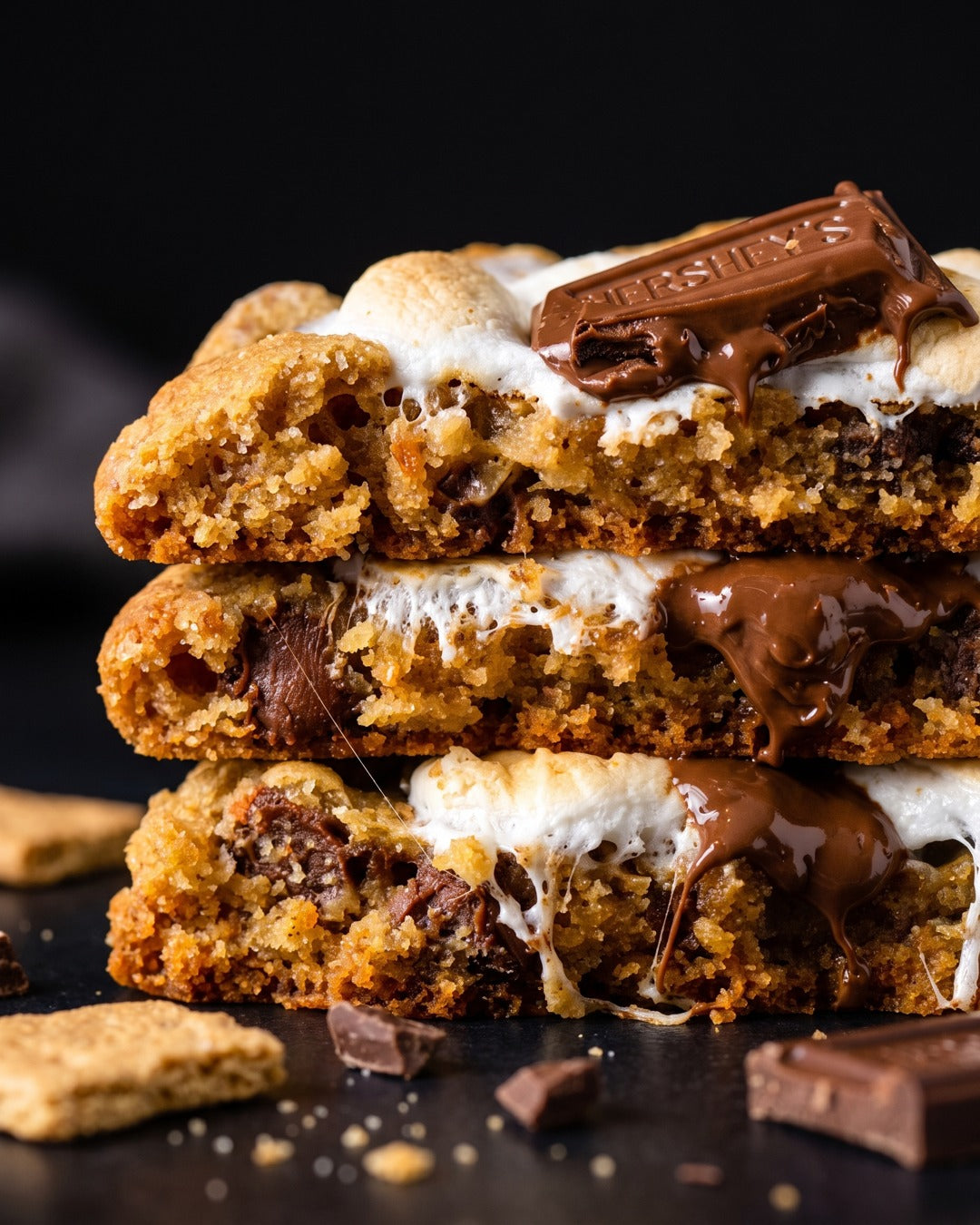 Campfire S'more deep-dish cookie
