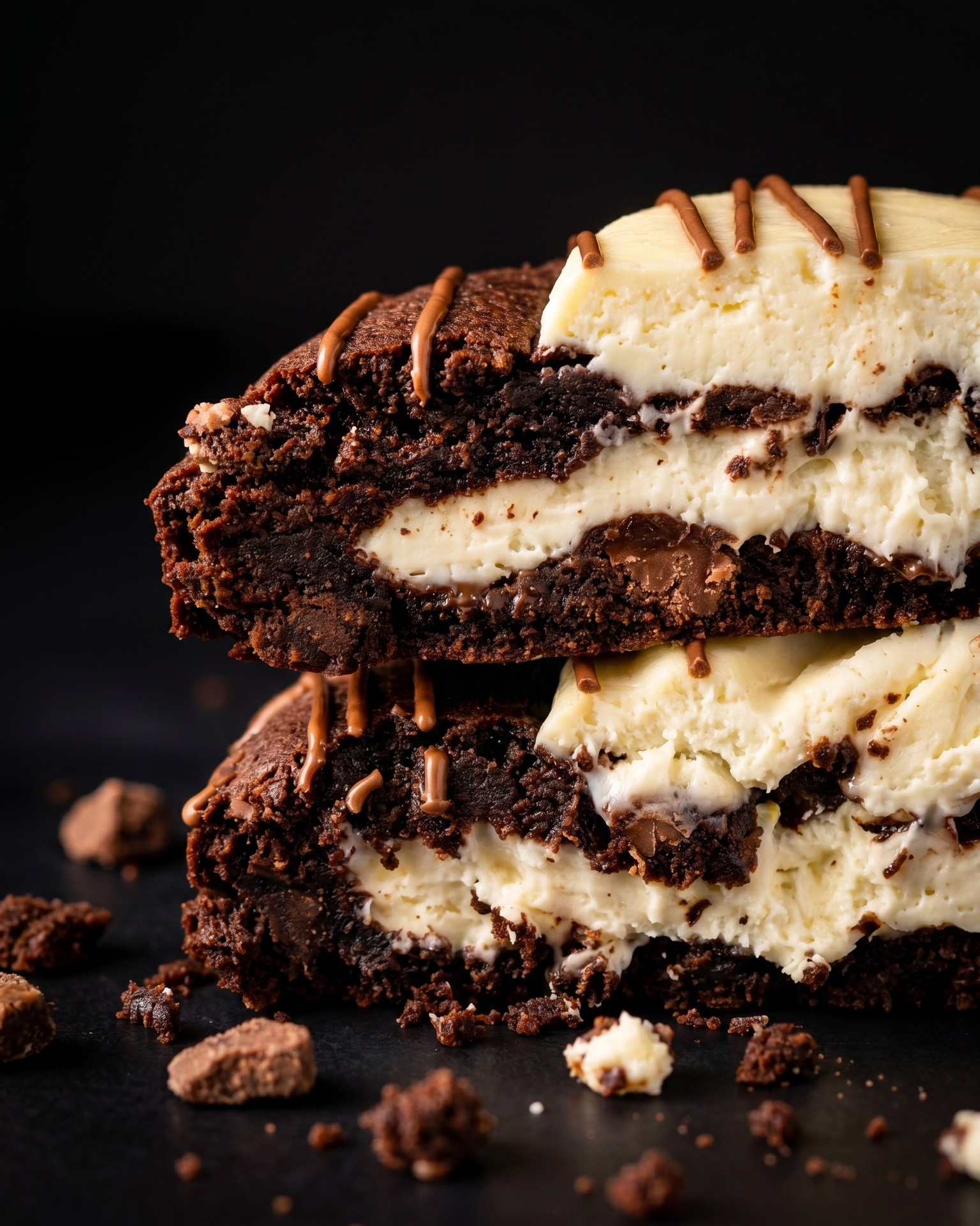 Chocolate Cheesecake deep-dish cookie
