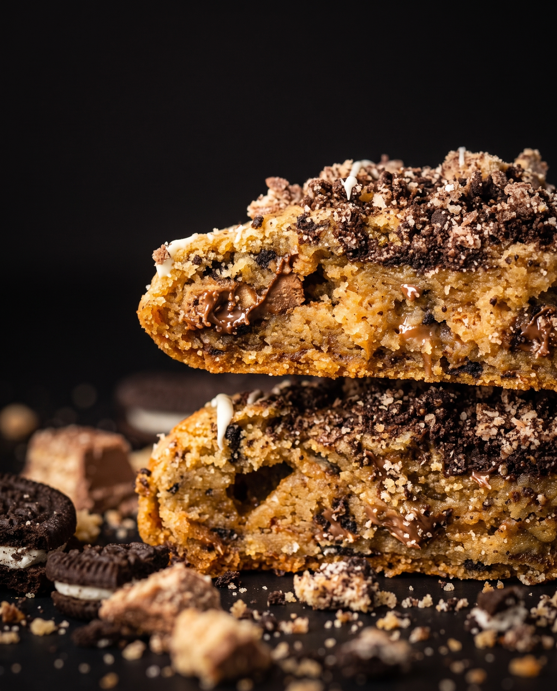 Cookies 'N Cream Kit Kat deep-dish cookie