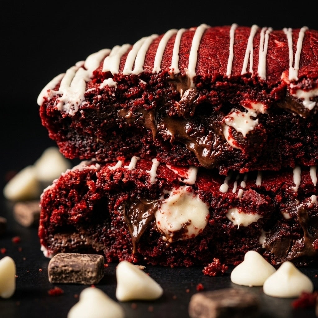 Death by Red Velvet deep-dish cookie