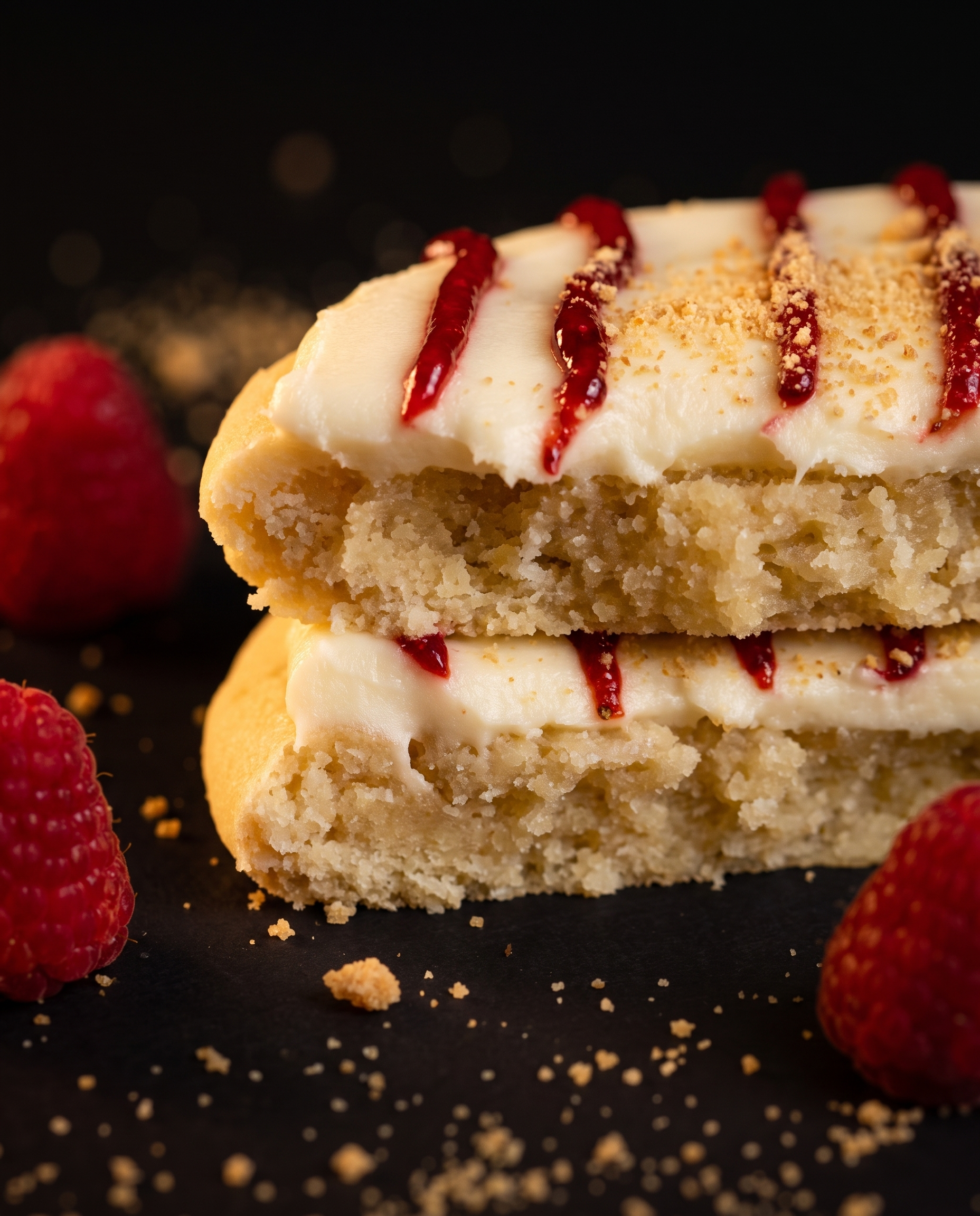 Raspberry Cheesecake deep-dish cookie