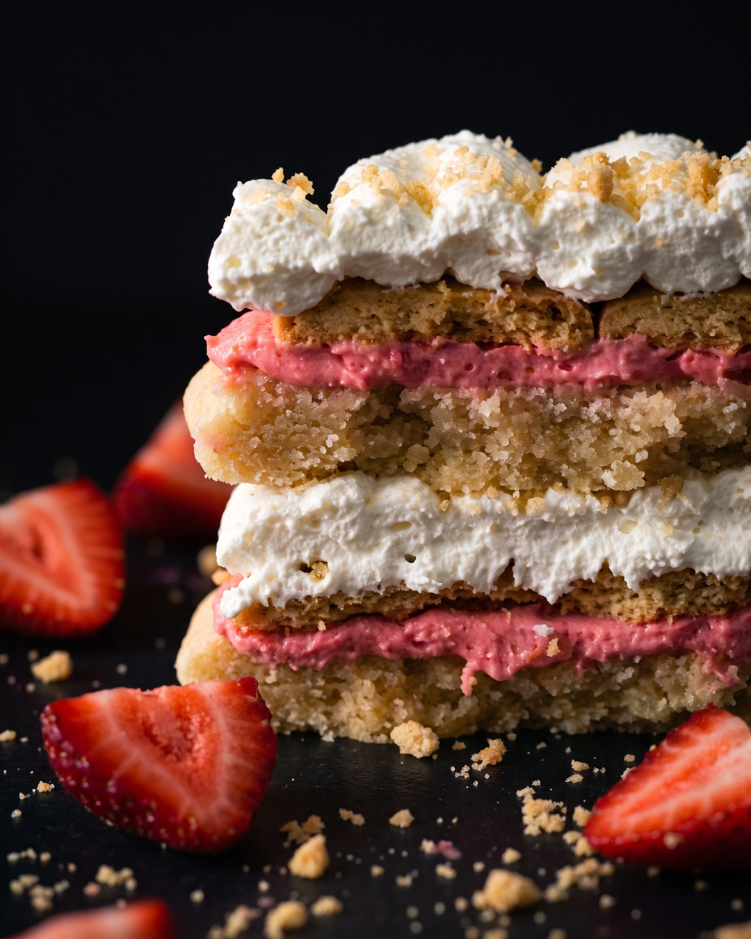 Strawberry Shortcake deep-dish cookie