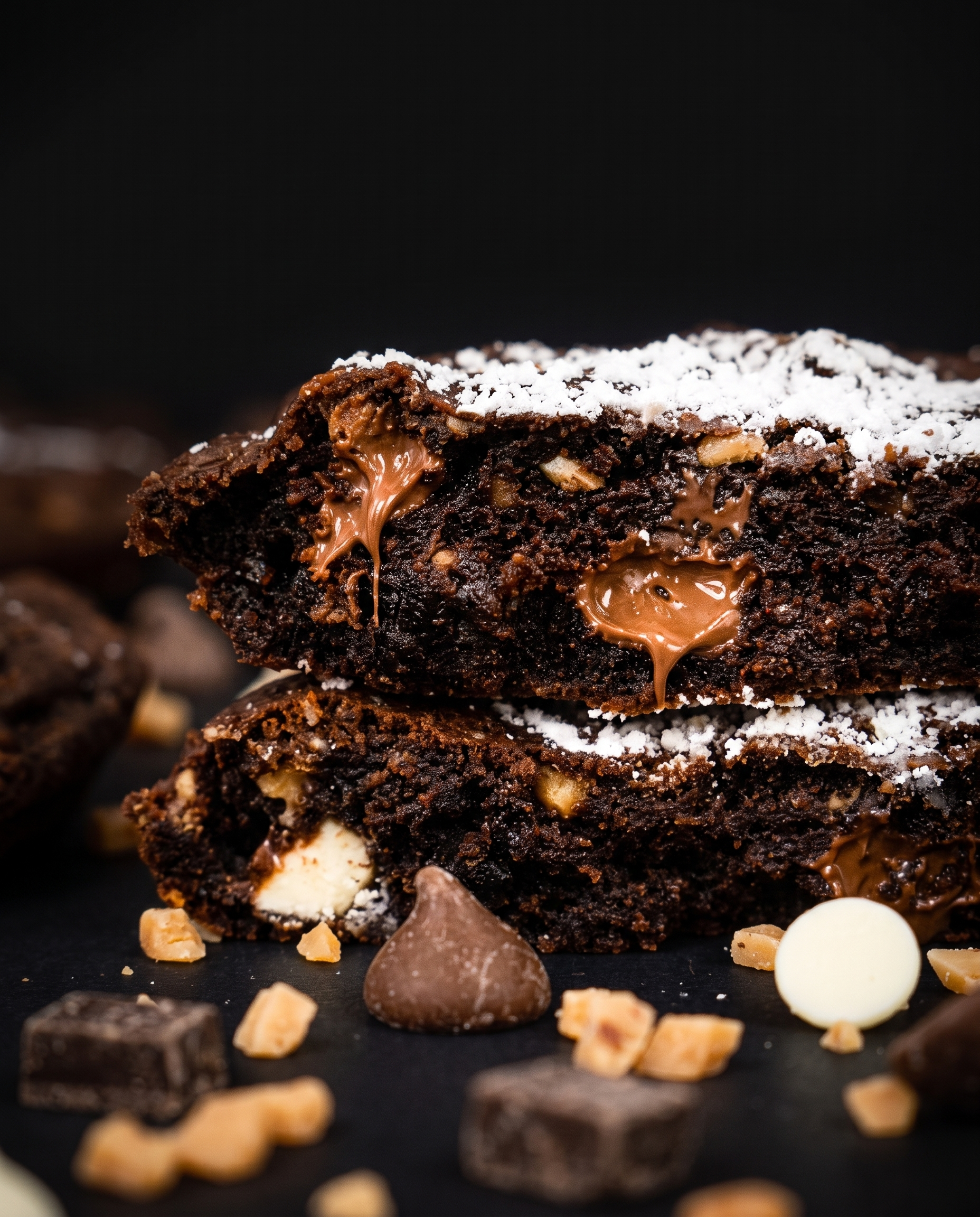 Triple Chocolate Toffee deep-dish cookie
