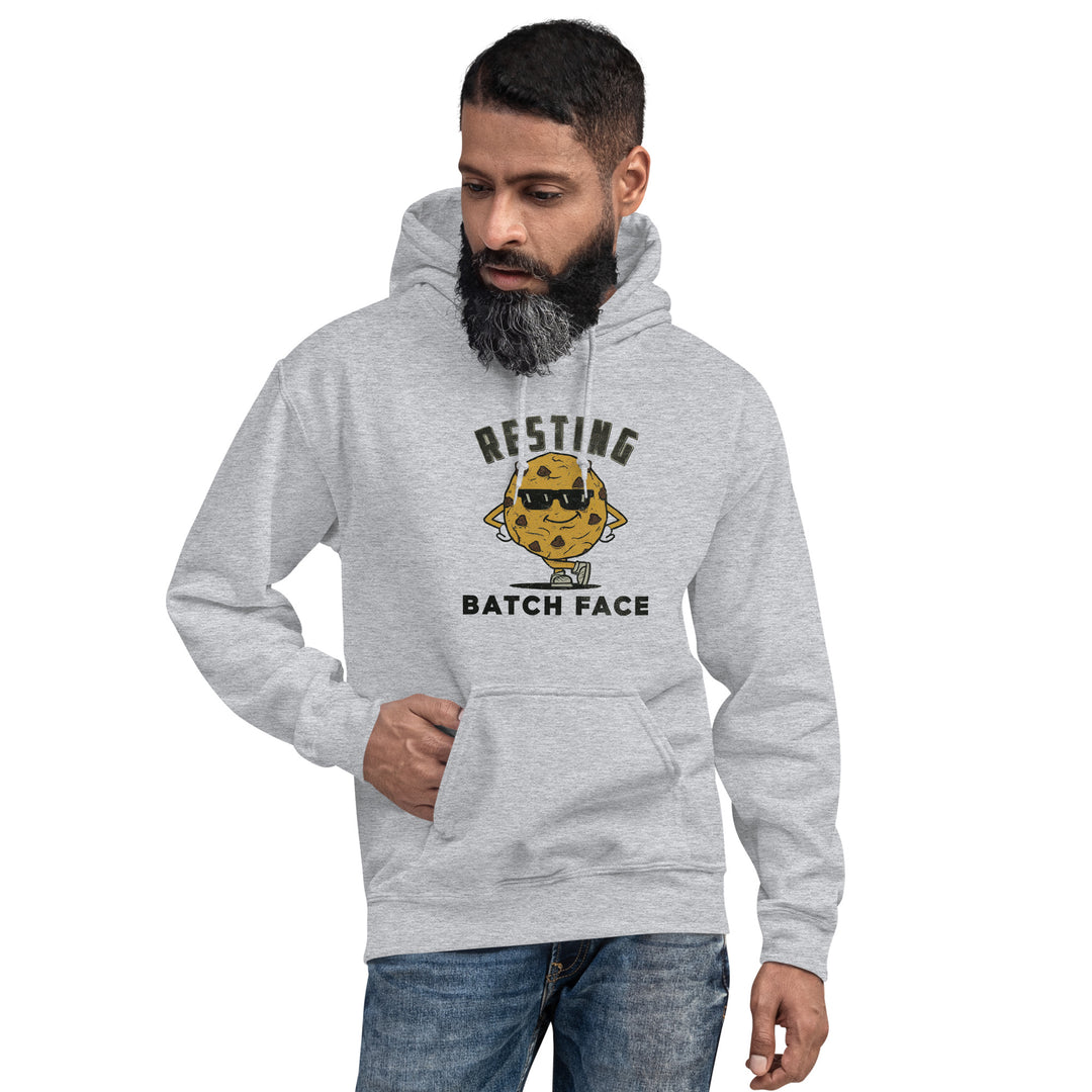 Resting Batch Face Hoodie